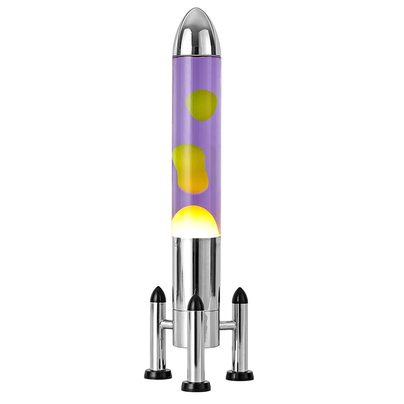 रॉकेट शेड के साथ बड़ा एलईडी लावा लैंप